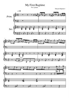 beginning ragtime piano sheet music
