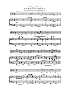 Simple Songs, Op.76 By M. Reger - Sheet Music On MusicaNeo