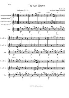 The Ash Grove by folklore - sheet music on MusicaNeo