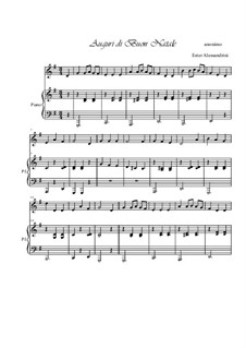 Auguri di Buon Natale by folklore - sheet music on MusicaNeo