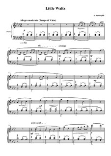 Little Waltz by A. Surovykh - sheet music on MusicaNeo