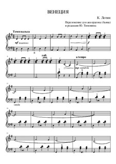 Venetia By C. Lowthian - Sheet Music On Musicaneo