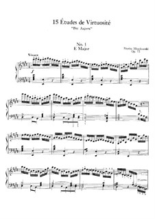 Fifteen Virtuosic Etudes, Op.72 By M. Moszkowski - Sheet Music On.