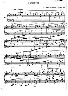 Twelve Romances Op 21 By S Rachmaninoff Sheet Music On Musicaneo