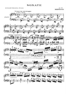 Sonata For Piano No.30, Op.109 By L.v. Beethoven On MusicaNeo