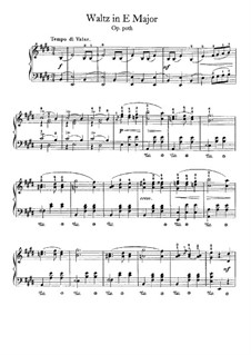 Waltz In E Major, B.44 KK IVa/12 By F. Chopin - Free Download On MusicaNeo