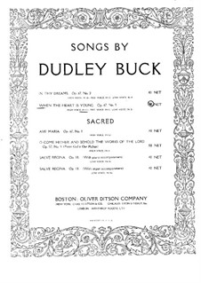 When the Heart is Young, Op.67 No.5 by D. Buck - sheet music on MusicaNeo