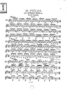 Free Guitar PDF] Carulli, Ferdinando - Op. 121, No. 15 Siciliana