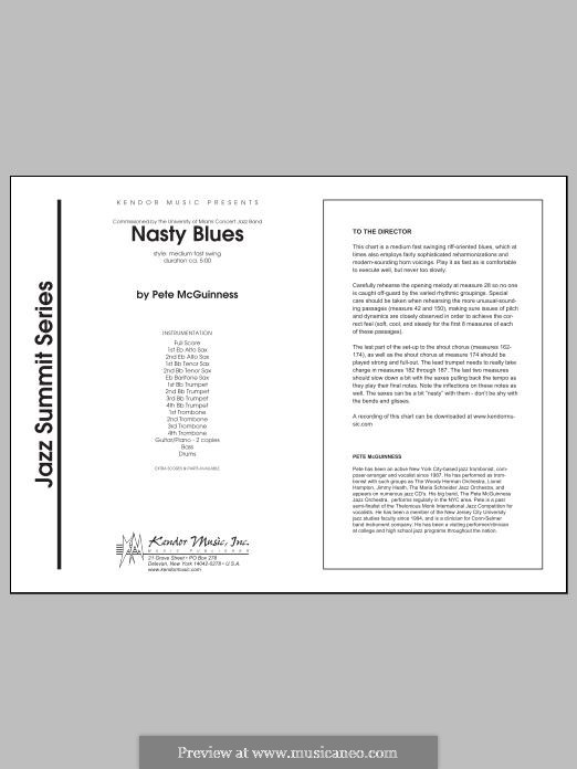 Nasty Blues by P. McGuinness - sheet music on MusicaNeo