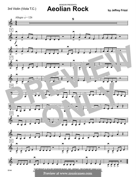 Aeolian Rock by J. Frizzi - sheet music on MusicaNeo