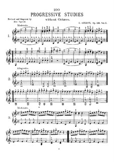 czerny etudes by difficulty