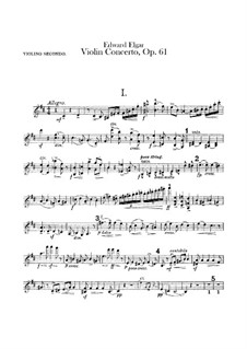 Concerto For Violin And Orchestra, Op.61 By E. Elgar On MusicaNeo