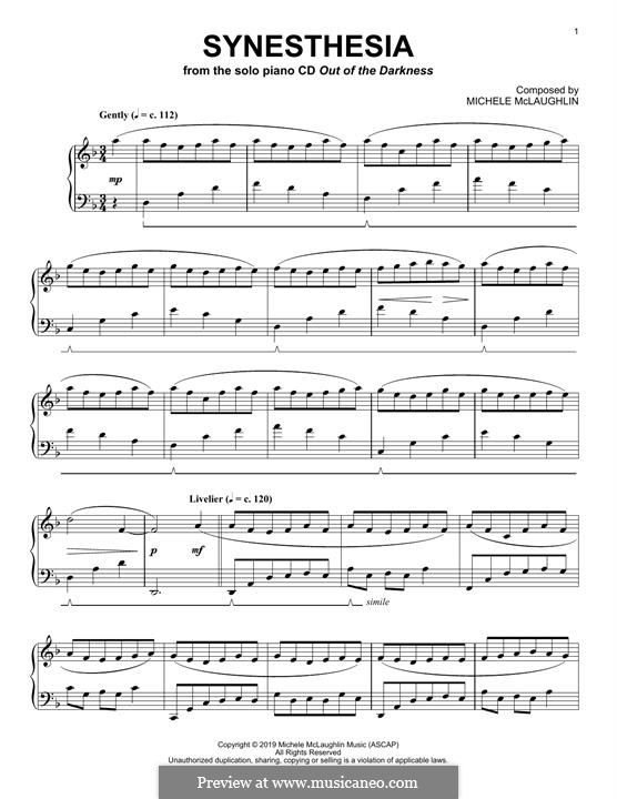 Synesthesia by M. McLaughlin - sheet music on MusicaNeo