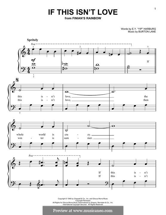 If This Isn't Love By B. Lane - Sheet Music On MusicaNeo