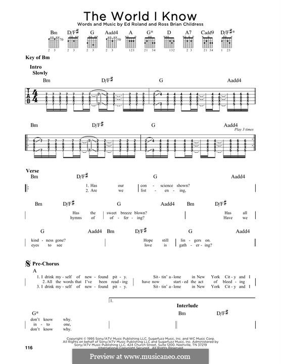 The World I Know (Collective Soul) by E. Roland, R.B. Childress on ...