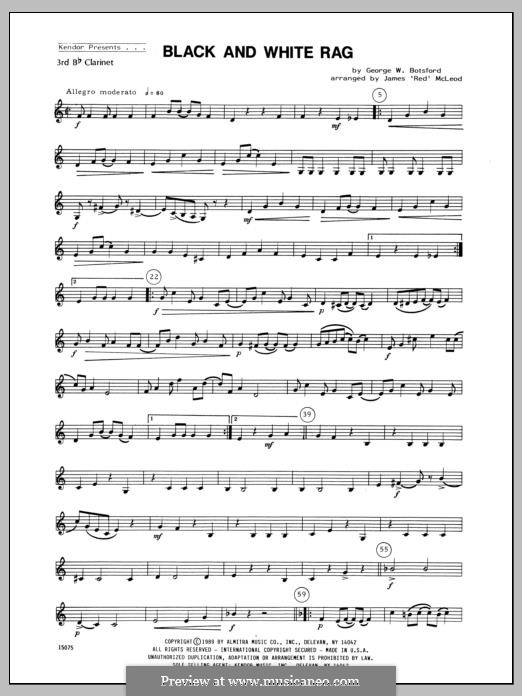 Black and White Rag Sheet music for Piano (Solo)