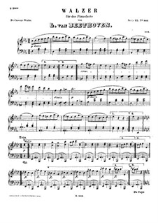 Waltz For Piano In E Flat Major, WoO 84 By L.v. Beethoven On MusicaNeo