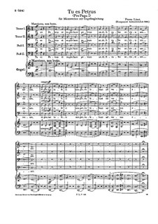 Pro Papa, S.39 by F. Liszt - free download on MusicaNeo