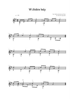 W źlobie leźy by folklore - sheet music on MusicaNeo