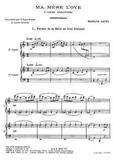 Ma mère l'oye (Mother Goose). Suite, M.60 by M. Ravel on MusicaNeo