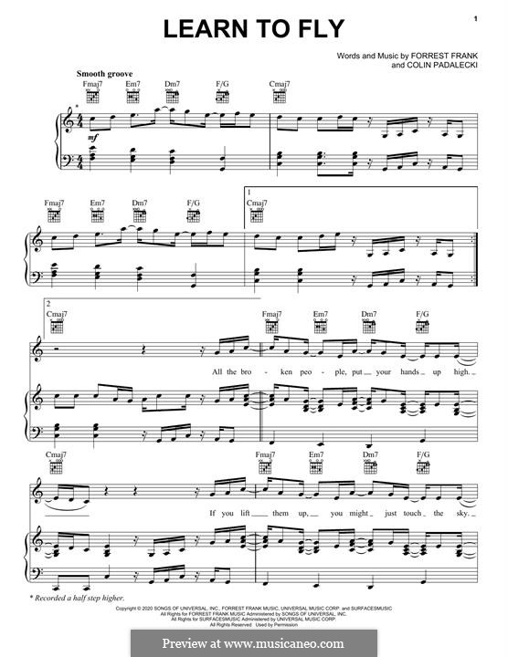 Free Learn To Fly by Elton John and Surfaces sheet music