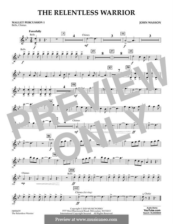 The Relentless Warrior by J. Wasson - sheet music on MusicaNeo