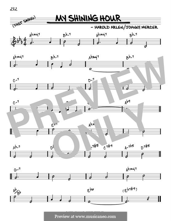 My Shining Hour (Ella Fitzgerald) by H. Arlen - sheet music on