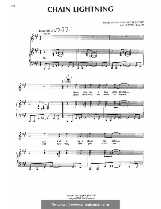 Chain Lightning (Steely Dan) by D. Fagen, W. Becker on MusicaNeo