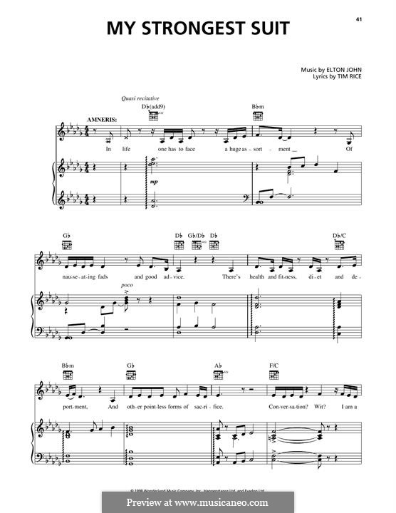 Sacrifice by E. John - sheet music on MusicaNeo