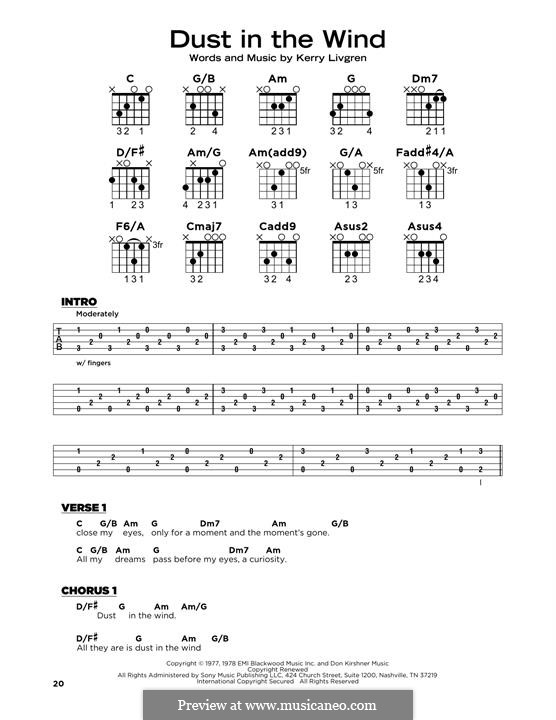 Play The Game Tonight - Kansas - Guitar chords and tabs
