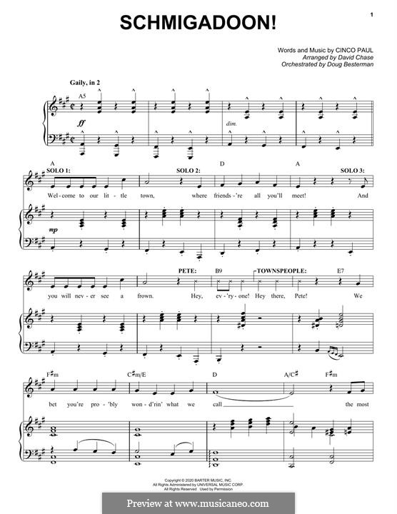 Schmigadoon! by C. Paul - sheet music on MusicaNeo