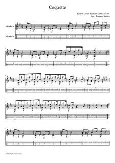 Coquette by E. Patierno - sheet music on MusicaNeo