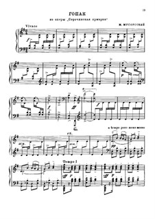 Gopak (The Fair at Sorochyntsi) by M. Mussorgsky - sheet music on MusicaNeo