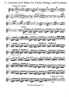 Violin Concerto No.2 in G Minor 'L'estate', RV (Il cimento dell'armonia dell'inventione, Op.8) by A. Vivaldi on MusicaNeo