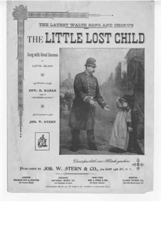 The Little Lost Child by J.W. Stern - sheet music on MusicaNeo