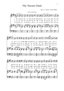 the vacant chair sheet music