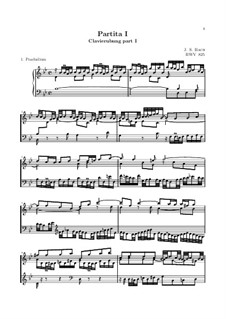 Partita For Keyboard No.1 In B Flat Major, BWV 825 By J.S. Bach On ...