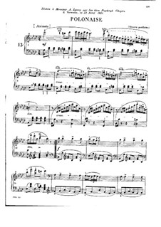Frédéric Chopin: Polonaise in F-sharp minor, Op.44 Sheet music for