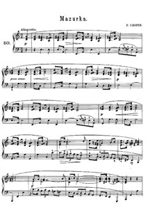 Mazurkas, B.134, B.140 By F. Chopin - Free Download On MusicaNeo