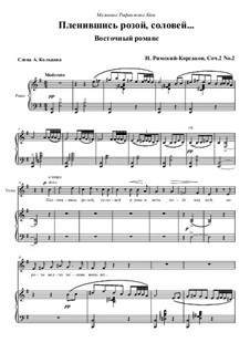 Four Songs, Op.2 by N. Rimsky-Korsakov - sheet music on MusicaNeo