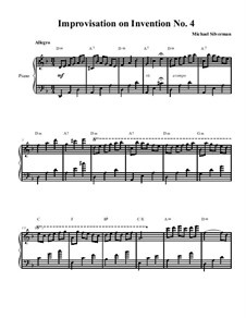 No.4 in D Minor, BWV 775: Improvisation by Johann Sebastian Bach