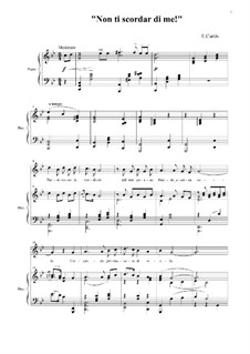 Ti Voglio Bene Sheet music for Piano (Piano Duo)