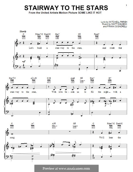 Stairway To The Stars - Piano - Digital Sheet Music