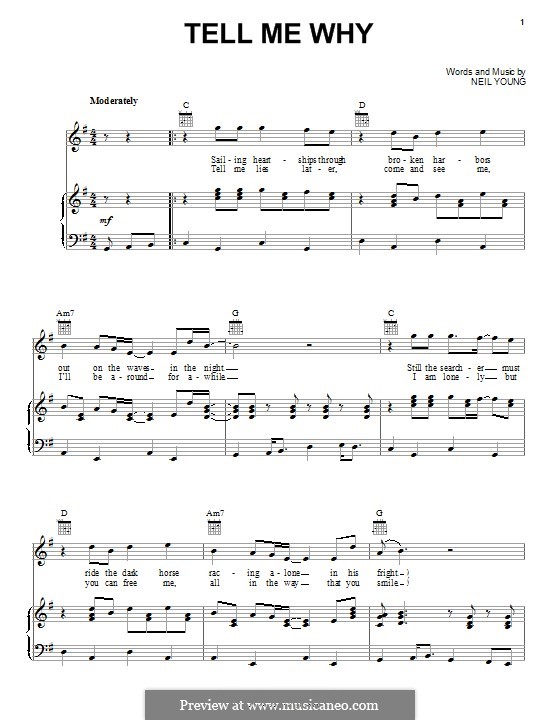 tell me why you cry beatles chords
