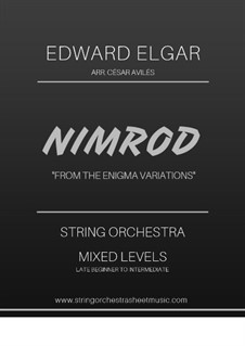 Variation Nr 9 Nimrod Enigma Variationen Op 36 Von E Elgar Auf Musicaneo fur streichorchester