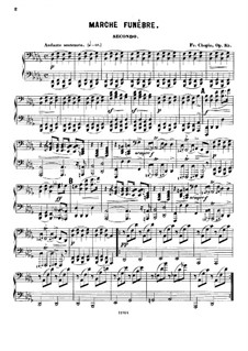 Sonate Für Klavier Nr.2 In B-Moll, Op.35 Von F. Chopin Auf MusicaNeo