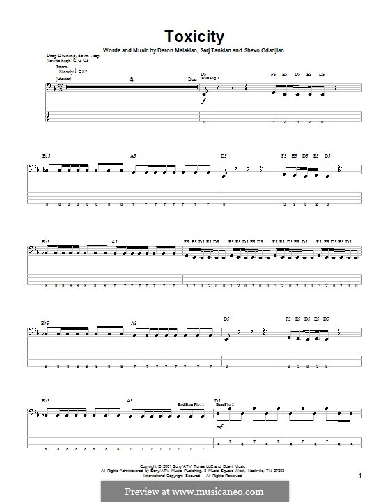 System tab. Гитара System of a down. System of a down Toxicity барабанные Ноты. Toxicity Ноты. SOAD табы.