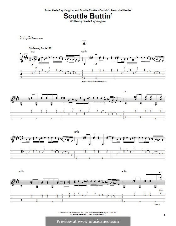 scuttle buttin sheet music