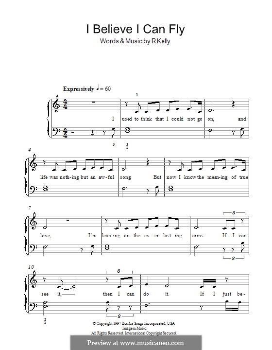 Believe me i can fly. Ноты ай белив ай Кэн Флай. R Kelly i believe i can Fly Ноты для фортепиано. I believe i can Fly Ноты для фортепиано. Fly Ноты для пианино.