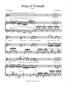Song of Triumph por J S Graves Partituras on músicaNeo